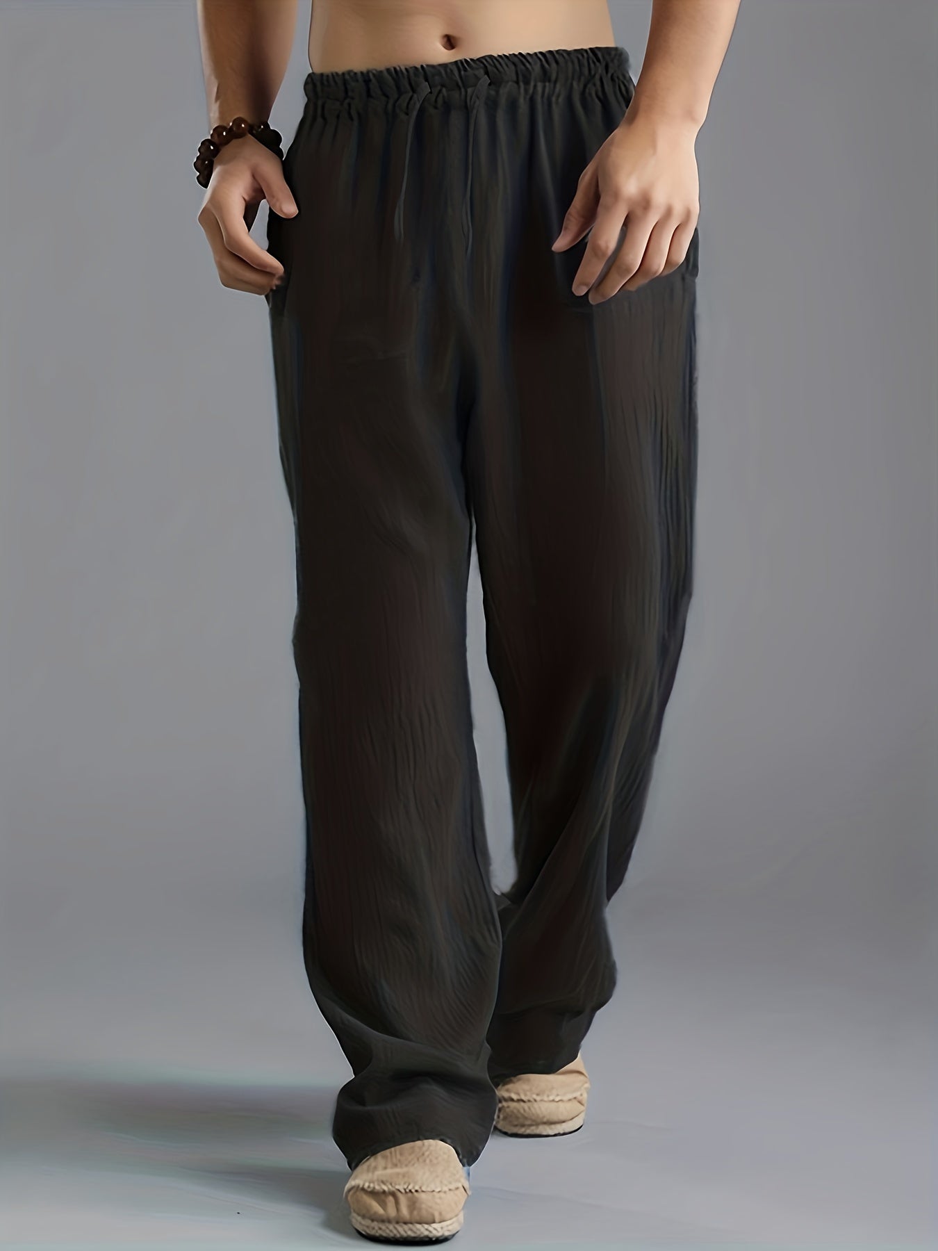Ethan | Men’s Linen Trousers | Lightweight Breathable Pants