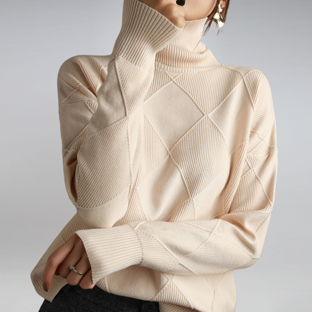 Sofia | Women’s Turtleneck Sweater | Soft Knit Pullover