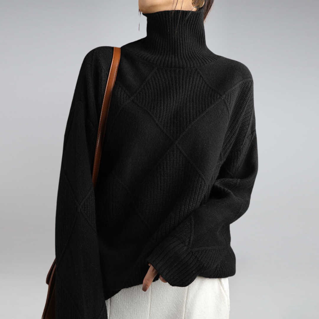 Sofia | Women’s Turtleneck Sweater | Soft Knit Pullover