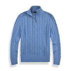 Lucas | Men’s Half-Zip Sweater | Cable Knit Pullover