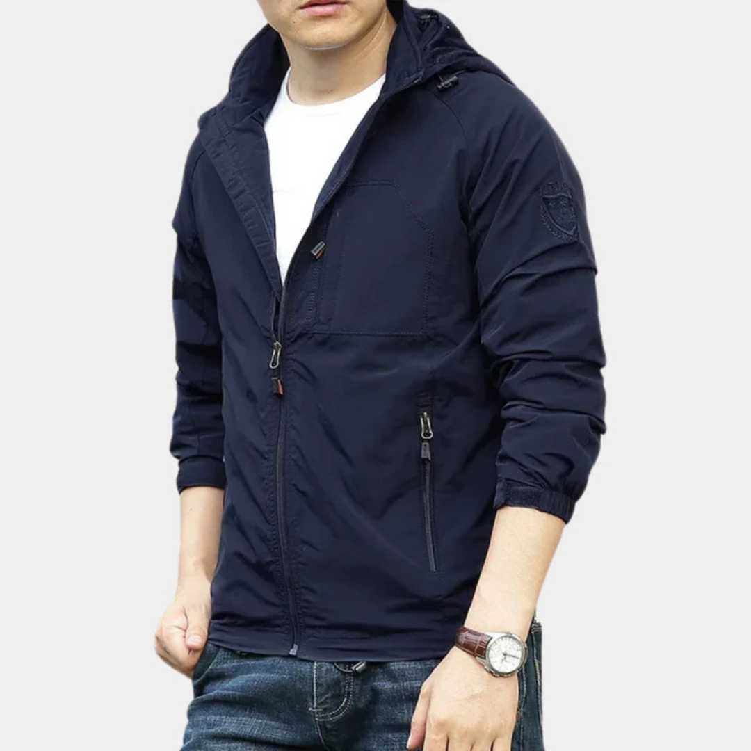 Ethan | Men’s Waterproof Cargo Jacket | Lightweight Outdoor Coat