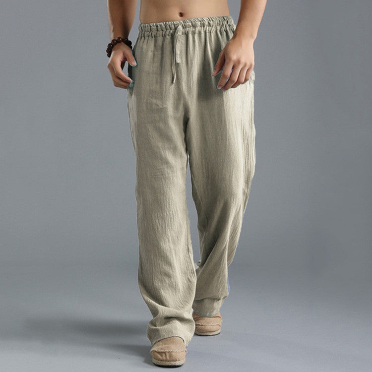 Ethan | Men’s Linen Trousers | Lightweight Breathable Pants