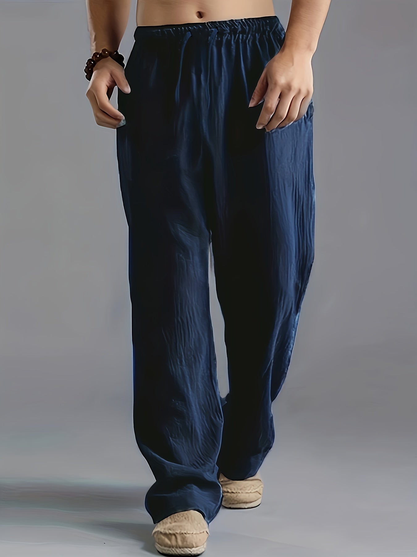 Ethan | Men’s Linen Trousers | Lightweight Breathable Pants