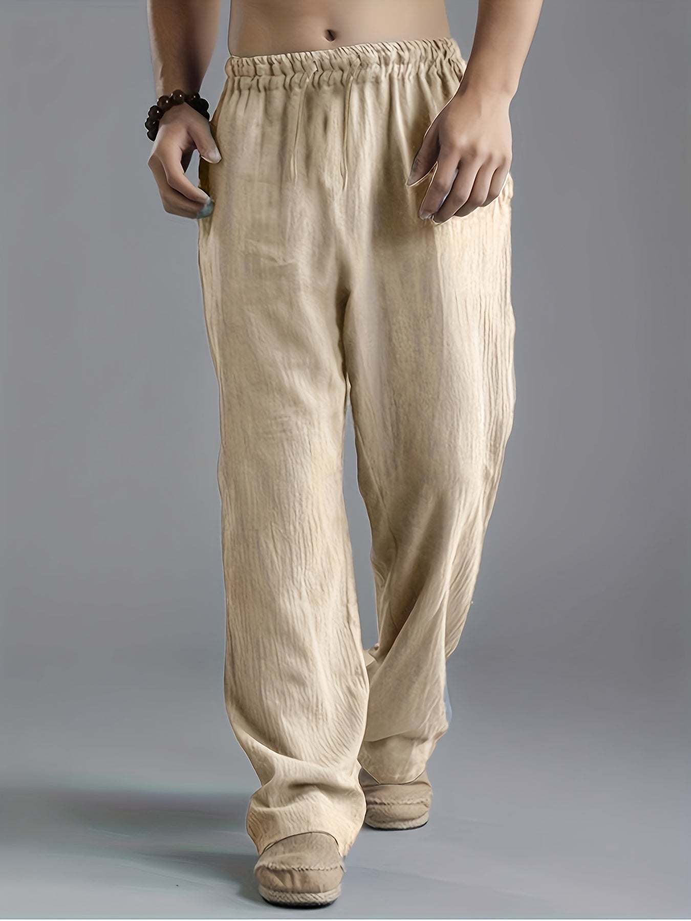 Ethan | Men’s Linen Trousers | Lightweight Breathable Pants